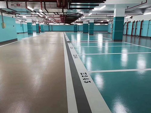 青島商場(chǎng)停車(chē)場(chǎng)地坪施工案例