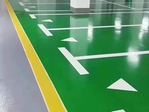青島小區(qū)地下停車(chē)場(chǎng)地坪案例